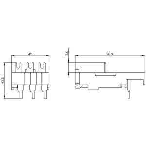 Siemens AG 3RA29211BA00 SIRIUS® Motor Starter Link Module