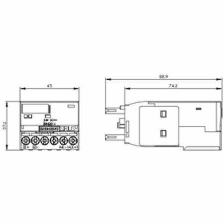 Siemens AG 3RH29141GP11 Contactor Coupling Link