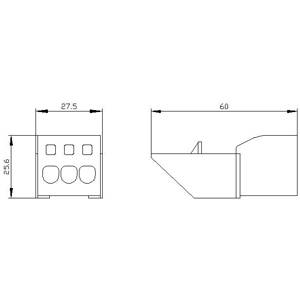 Siemens AG 3RV29175FA00 SIRIUS® Busbar Infeed Screw Terminal