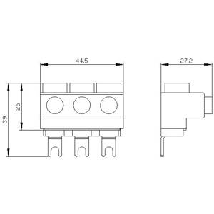 Siemens AG 3RV29255AB SIRIUS® Busbar Infeed Screw Terminal
