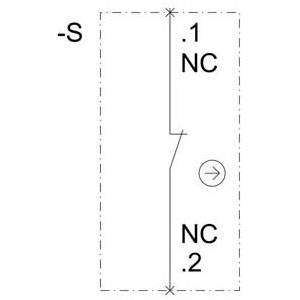Siemens AG 3SU14001AA103CA0 Pushbutton Contact Block