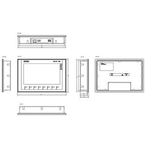 Siemens AG 6AV21232JB030AX0 HMI Basic Panel