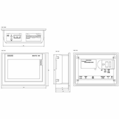 Siemens AG 6AV21240GC010AX0 HMI Comfort Panel