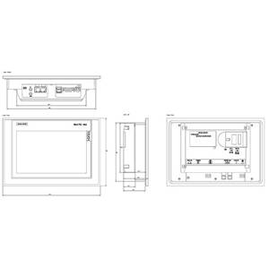 Siemens AG 6AV21240JC010AX0 HMI Comfort Panel
