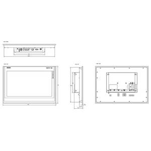 Siemens AG 6AV21240UC020AX0 SIPLUS HMI Comfort Panel
