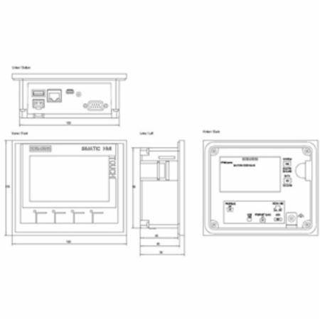 Siemens AG 6AV21242DC010AX0 HMI Comfort Panel 