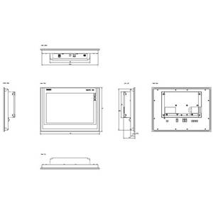 Siemens AG 6AV66461AB220AX0 Industrial Thin Client Operator Panel