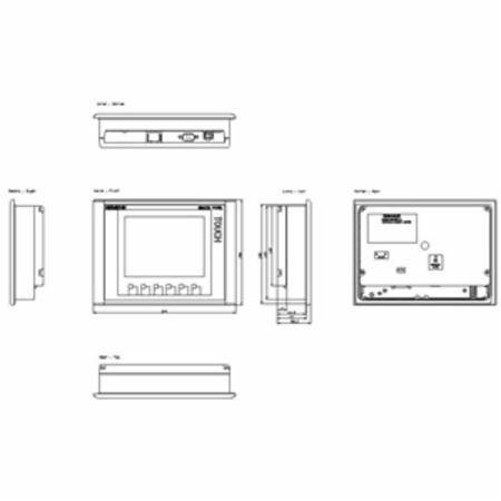 Siemens AG 6AV66470AD113AX0 HMI Basic Panel