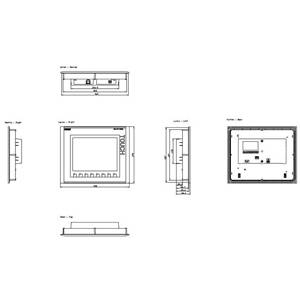 Siemens AG 6AV66470AF113AX0 HMI Basic Panel