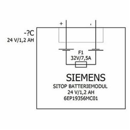 Siemens AG 6EP19356MC01 Regulated Power Supply Battery Module
