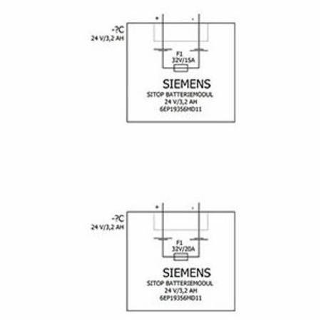Siemens AG 6EP19356MD11 Regulated Power Supply Battery Module