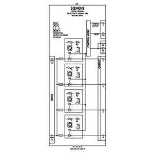 Siemens AG 6EP19612BA41 Power Supply Selectivity Module