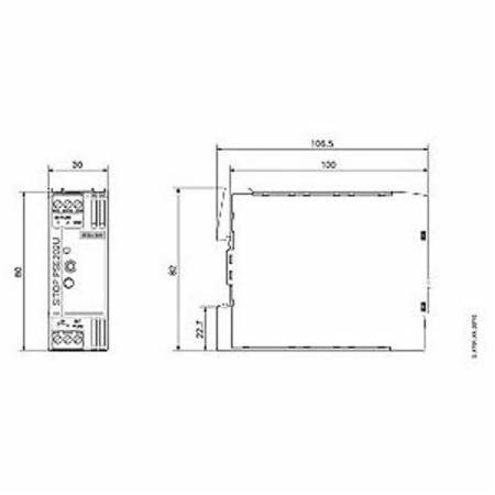 Siemens AG 6EP19622BA00 Power Supply Redundancy Module