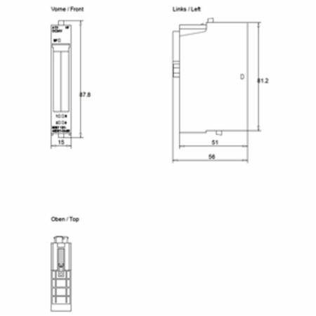 Siemens AG 6ES71314BD010AB0 Digital Electronic Input Module