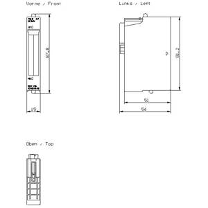 Siemens AG 6ES71384CA600AB0 Distributed I/O Power Module