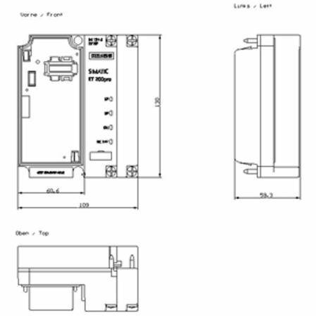 Siemens AG 6ES71542AA010AB0 PLC Interface Module