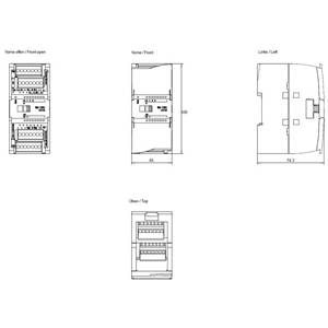 Siemens AG 6ES72344HE320XB0 Analog I/O Module