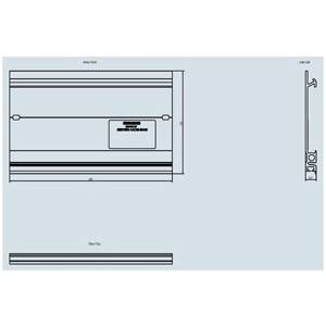 245 MM x 155 MM x 16 MM, Siemens AG 6ES75901AC400AA0 Integrated Mounting DIN Rail