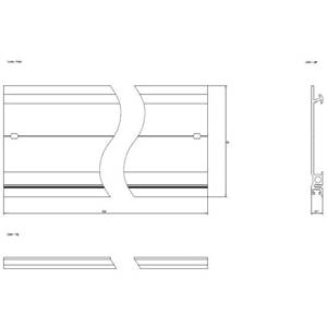 830 MM x 155 MM x 16 MM, Siemens AG 6ES75901AJ300AA0 Integrated Mounting DIN Rail