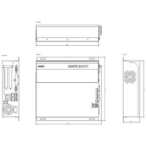 2000 MM x 155 MM x 16 MM, Siemens AG 6ES75901BC000AA0 Integrated Mounting DIN Rail