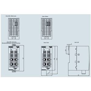Siemens AG 6GK50042BD001AB2 SCALANCE XB004-2 Industrial Ethernet Switch