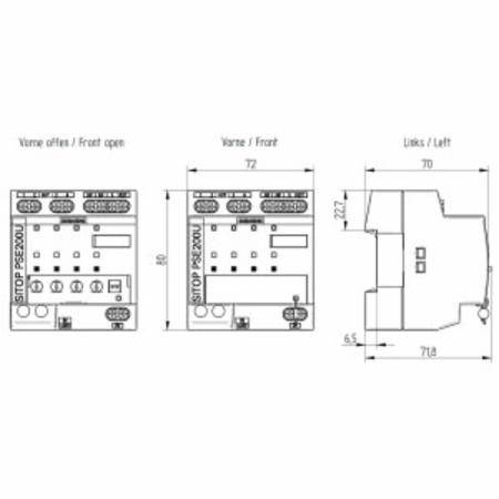 Siemens AG 6EP19612BA61 SITOP PSE200U Selectivity Module