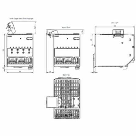 Siemens AG 6EP44368XB000DY0 SITOP CNX8600 Power Supply Extension Module