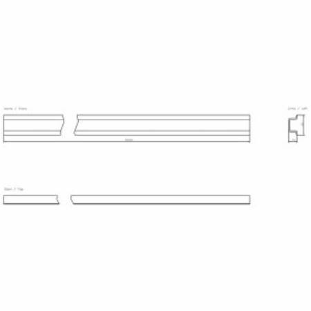 2000 MM x 15 MM x 35 MM, Siemens AG 6ES57108MA41 CPU Mounting Rail