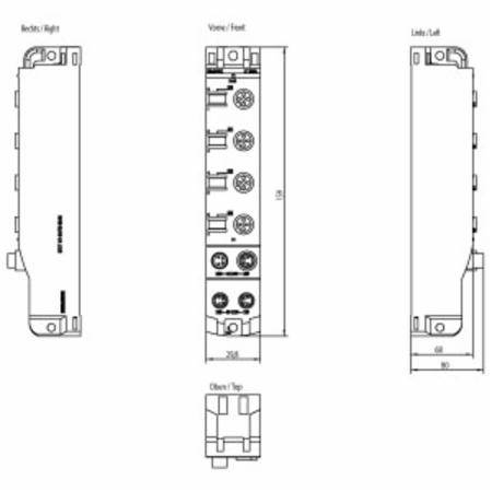 Siemens AG 6ES71415AF000BA0 Digital Input Module