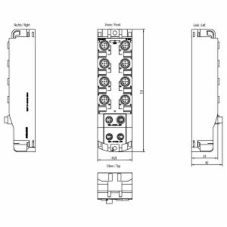 Siemens AG 6ES71415AH000BA0 Digital Input Module