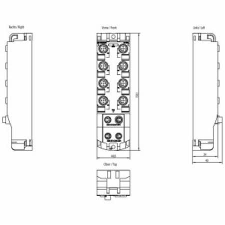 Siemens AG 6ES71425AF000BA0 Digital Output Electronic Module