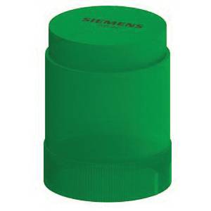 SIRIUS 8WD4200-1AC Signaling Column Light, 24 to 230 VAC/VDC, LED Lamp, 50 mm Dia, Bayonet Mounting, Green