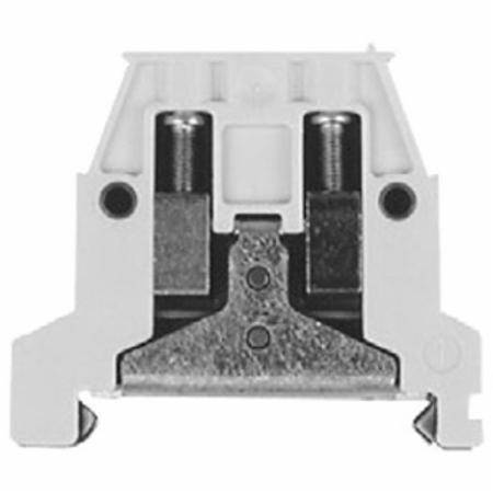 22 to 10 AWG, Sprecher + Schuh V7-WG6 Grounding Terminal Block, Green/Yellow