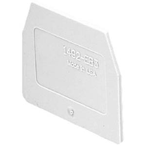 1.46" x 1.38" x 0.06", Sprecher + Schuh V7-EB3 Terminal Block End Barrier