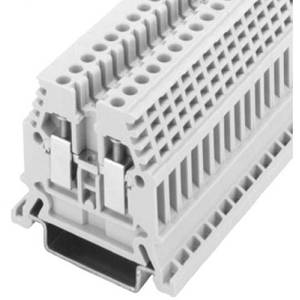 30 to 14 AWG, Sprecher + Schuh V7-W3-B Feed-Through Terminal Block, Blue