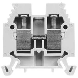 30 to 14 AWG, Sprecher + Schuh V7-W3 Feed-Through Terminal Block, Gray