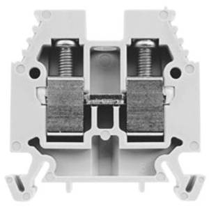 22 to 10 AWG, Sprecher + Schuh V7-W4 Feed-Through Terminal Block, Gray