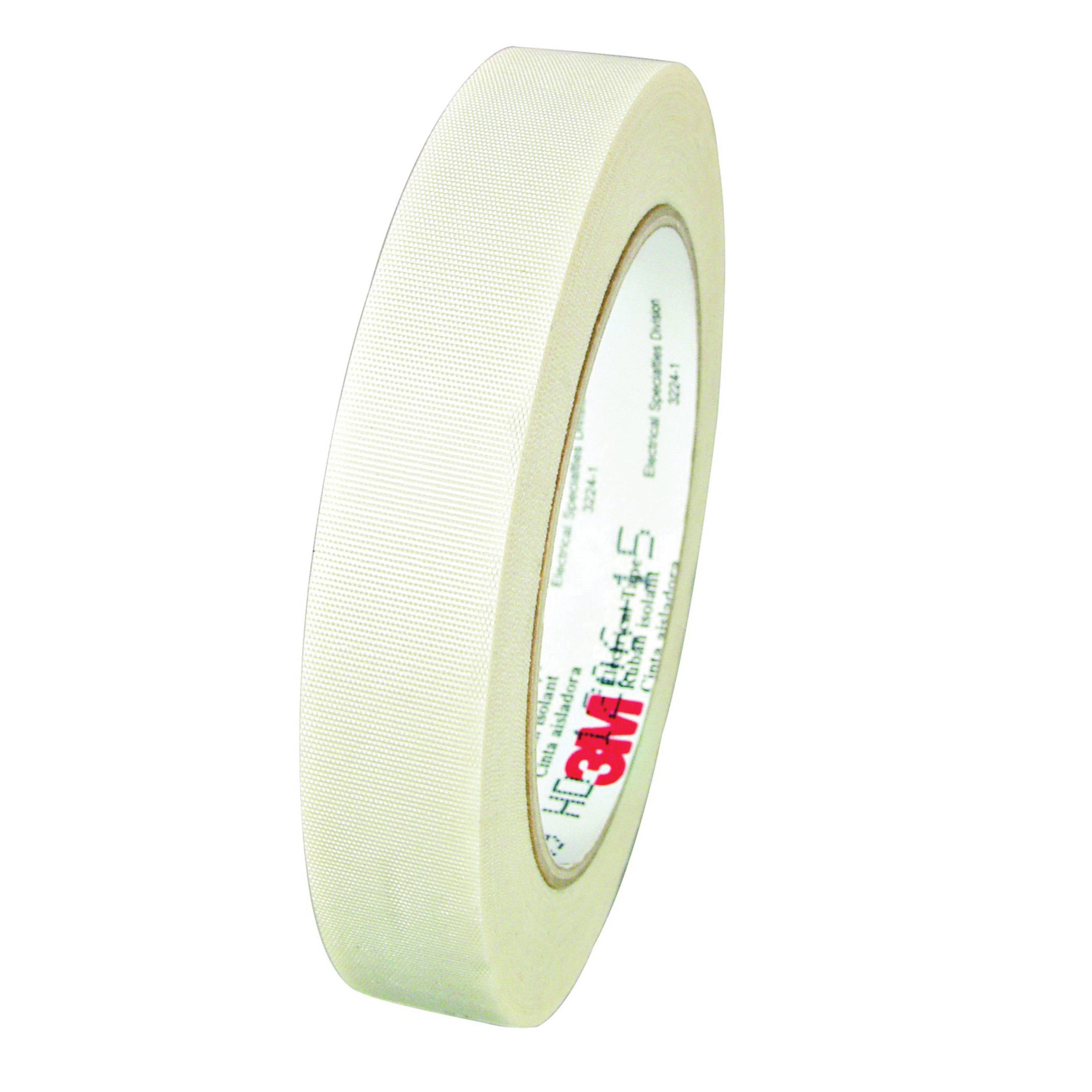 Scotch-Brite™ 7000140753 Printable Cloth Tape, 36 yd L x 1 in W, 7 mil THK, Glass Cloth, Silicone Adhesive, Tan