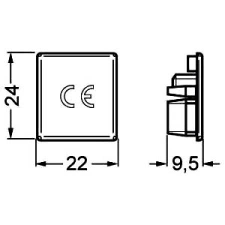 Siemens AG 5ST37500HG SENTRON Pin Busbar End Cap