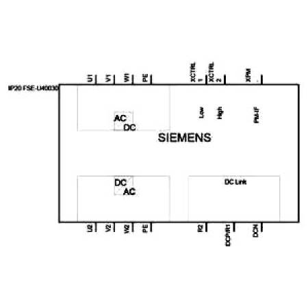 Siemens AG 6SL32101SE275UA0 Air Cooled Power Module