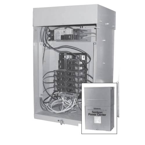 Siemens Sentron™ 3LPC009 Power Center, 480 V Primary, 208Y/120 V Secondary, 9 kVA Power Rating, 3 ph Phase