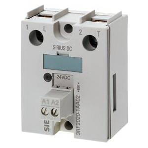 Siemens 3RF2020-1AA22 1-Phase Semiconductor Zero Point Switching Solid State Relay, 20 A, 1NO Contact, 110 to 230 VAC V Coil