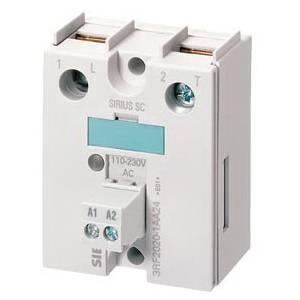 Siemens 3RF2050-1AA02 1-Phase Semiconductor Zero Point Switching Solid State Relay, 50 A, 1NO Contact, 15 to 24 VDC V Coil