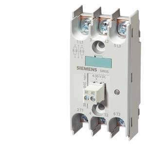 Siemens SIRIUS 3RF2255-3AC45 3-Phase Semiconductor Solid State Relay, 55 A, 3NO Contact, 4 to 30 VDC V Coil