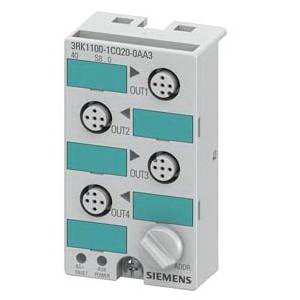 Siemens 3RK1100-1CQ20-0AA3 AS-Interface Compact Digital I/O Module, 4 Outputs