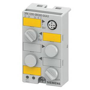 Siemens 3RK1205-0BQ00-0AA3 K45F PLC Digital Safe Compact I/O Module w/ Two Secure Inputs, 2 Inputs, 2 Outputs