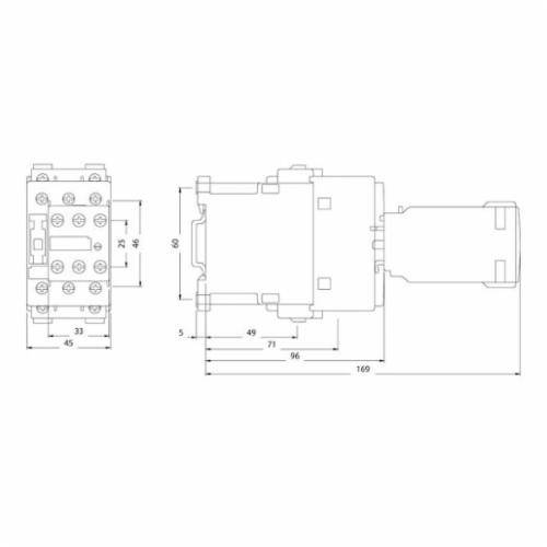 Siemens 3RT1926-2FL21 Solid-State Timing Relay, 220/240 VAC/VDC