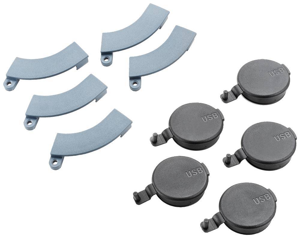Siemens 6AV68815AA000AA1 Panel Cover Set, 0 to 55 deg C Operating Temperature, Plastic/Sheet Steel Material, Cross-Tip Screw