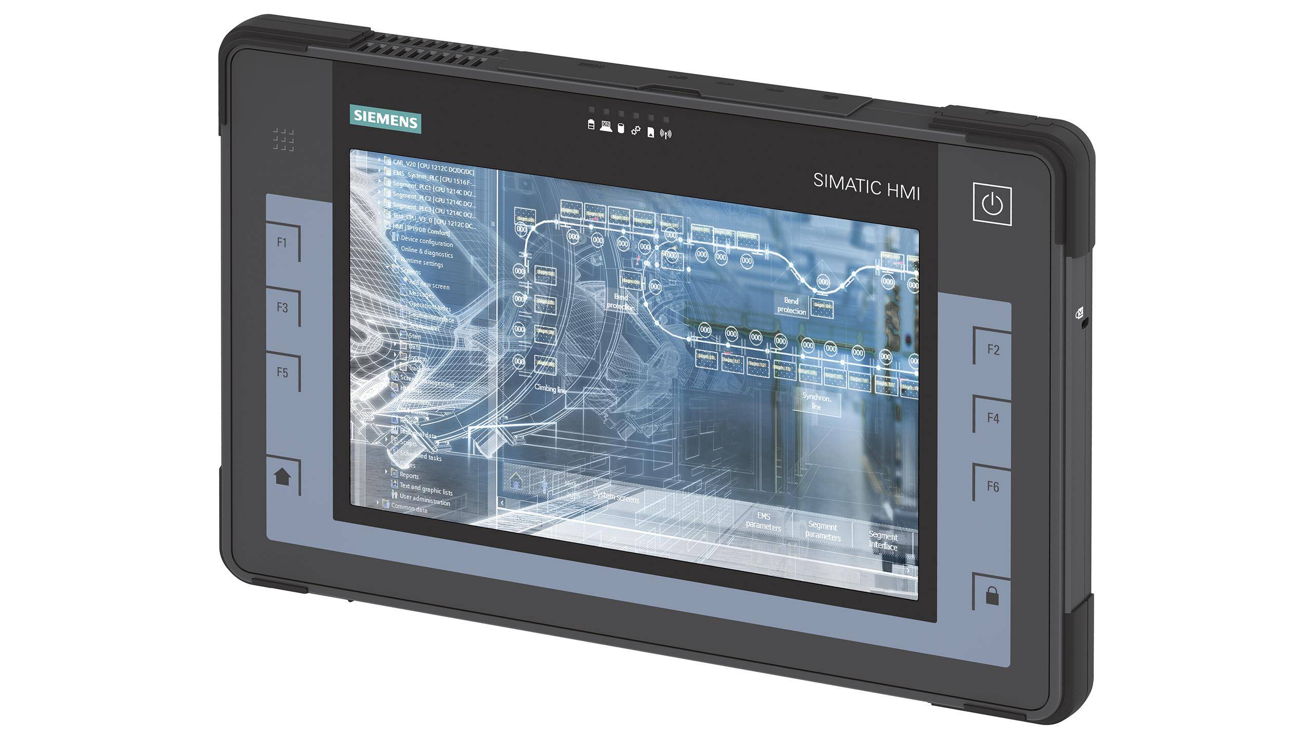 Siemens 6AV78800AA010AA2 6AV Flat Panel, 10 in Screen, 1920 x 800 pixel
