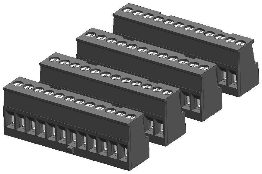Siemens 6ES72922AM300XA0 Spare Part, For Use With CPU 1214C/1215C, Tin Coated Finish, Push-In Design
